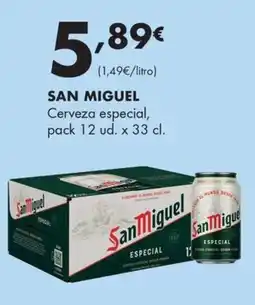 Supermercados Lupa San Miguel Cerveza especial oferta