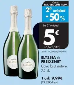 Supermercados Lupa Freixenet Elyssia oferta