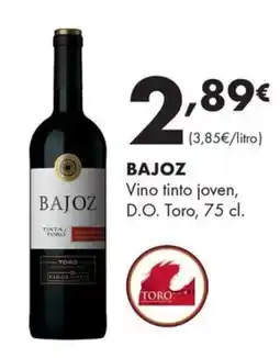 Supermercados Lupa Bajoz vino tinto joven oferta