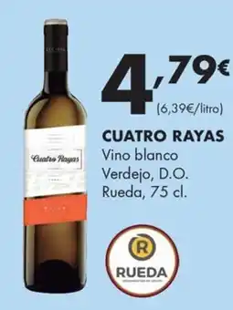 Supermercados Lupa Cuatro Rayas vino blanco verdejo oferta