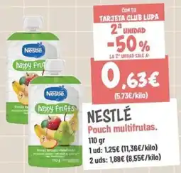 Supermercados Lupa Nestlé Pouch multifrutas oferta