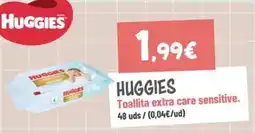 Supermercados Lupa Huggies toallita extra care sensitive oferta