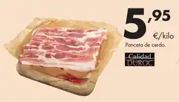 Supermercados Lupa Panceta de cerdo oferta
