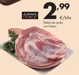 Supermercados Lupa Calidad DUROC Paleta de cerdo con hueso oferta