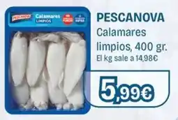 Supermercados Lupa Pescanova calamares limpios oferta