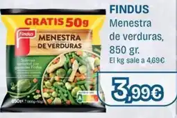 Supermercados Lupa Findus menestra de verduras oferta