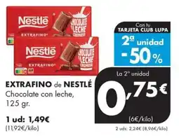 Supermercados Lupa Nestlé Extrafino oferta