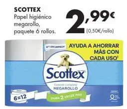 Supermercados Lupa Scottex papel higiénico megarollo oferta