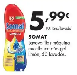Supermercados Lupa Somat lavavajillas máquina excellence dúo gel limón oferta