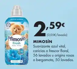 Supermercados Lupa Mimosín Suavizante azul vital oferta