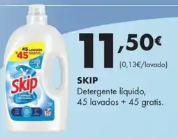 Supermercados Lupa Skip Detergente líquido oferta