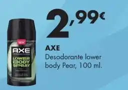 Supermercados Lupa Axe desodorante lower body spray oferta