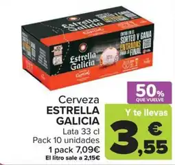 Carrefour Estrella Galicia oferta
