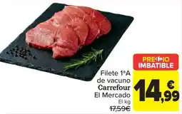 Carrefour Carrefour El Mercado filete 1ªA de vacuno oferta
