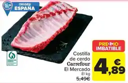 Carrefour Carrefour Costilla de cerdo oferta