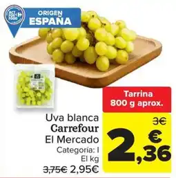 Carrefour Carrefour Uva blanca oferta