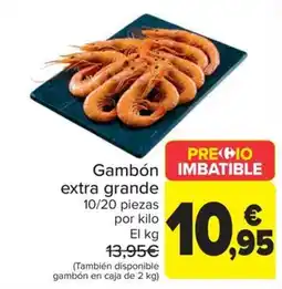 Carrefour Gambón extra grande oferta