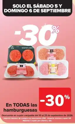 Carrefour Master Lomo hamburguesas oferta