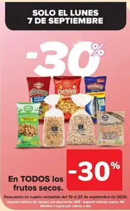 Carrefour frutos secos oferta