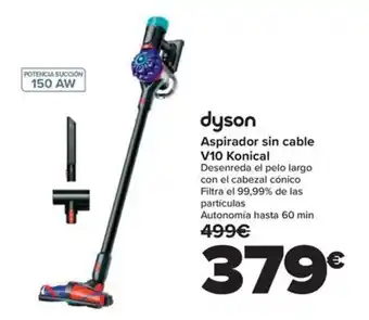 Carrefour dyson aspirador sin cable v10 konical oferta