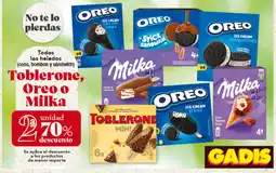 Gadis Toblerone Oreo Milka oferta