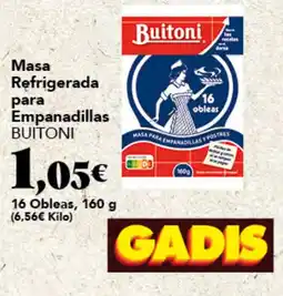 Gadis Buitoni masa refrigerada para empanadillas oferta