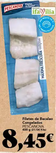 Gadis Pescanova filetes de bacalao oferta