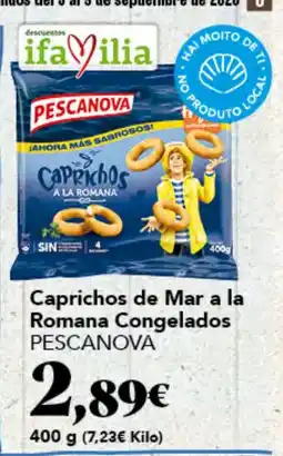 Gadis Pescanova caprichos a la romana oferta