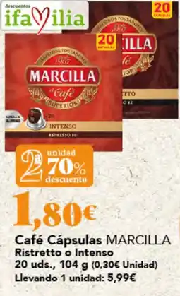 Gadis Marcilla café cápsulas oferta