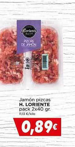 Proxi Jamón Pizcas H. Loriente oferta