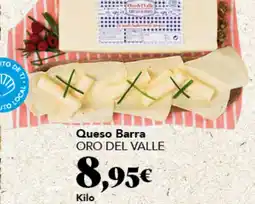 Gadis Oro del Valle Queso Barra oferta