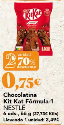 Gadis Kit Kat Fórmula-1 oferta