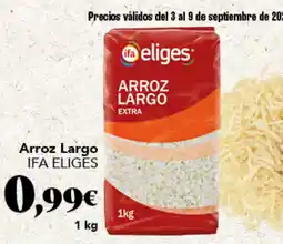 Gadis ifa eliges arroz largo extra oferta
