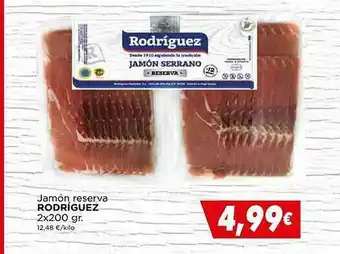 Proxi Jamón Reserva Rodríguez oferta