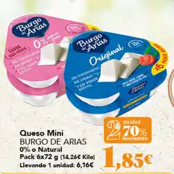 Gadis Queso Mini BURGO DE ARIAS oferta