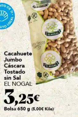 Gadis El Nogal cacahuate jumbo cáscara tostado sin sal oferta
