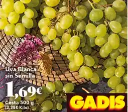 Gadis GADIS Uva Blanca sin Semilla oferta