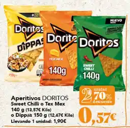 Gadis Doritos Sweet Chilli o Tex Mex o Dippas oferta