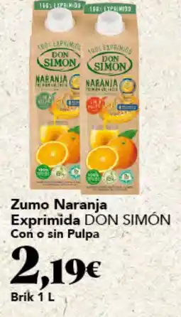 Gadis Zumo Naranja Exprimida DON SIMÓN oferta
