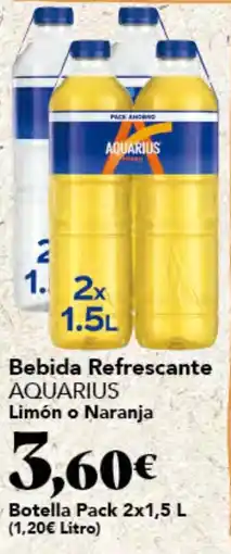 Gadis Aquarius bebida refrescante limón o naranja oferta