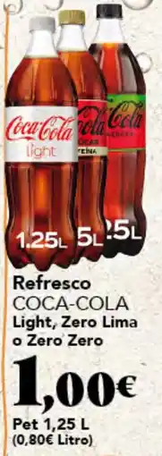 Gadis Coca-Cola Light, Zero Lima o Zero Zero oferta