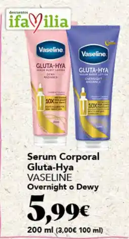 Gadis Vaseline Serum Corporal Gluta-Hya oferta
