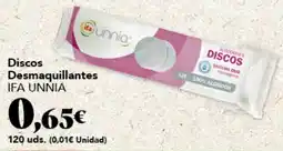 Gadis Ifa Unnia discos desmaquillantes oferta