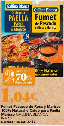Gadis Gallina Blanca fumet pescado de roca y marisco oferta