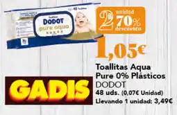 Gadis DODOT toallitas aqua pure oferta