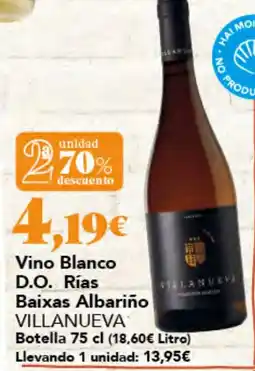 Gadis Villanueva vino blanco oferta