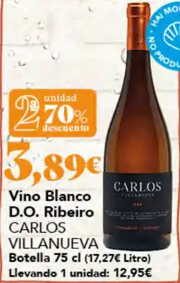 Gadis Carlos vino blanco oferta
