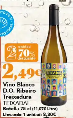 Gadis Teixadal vino blanco d.o. ribeiro treixadura oferta