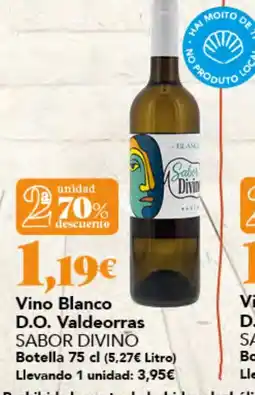 Gadis Sabor Divino vino blanco oferta