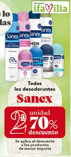 Gadis Sanex los desodorantes oferta